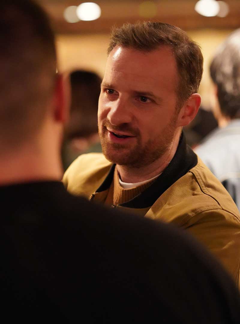 Luke speaking at an event about TikTok commerce strategies.
